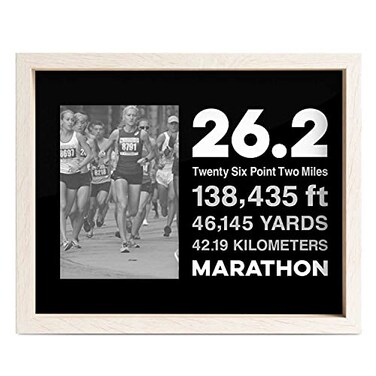 Gone For a Run Marathon Frame Running Picture Frame Holds 4x6 Photo Desk or Wall Display 262
