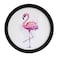 Daunkang Round Photo Frame Wood Hanging Picture Frames for Home Office Wall Decoration Black 6in