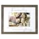 Malden International Designs 4x6 Family Script Sentiments Picture Frame Family When We Have Each Other We Have Everything White MDF Wood Frame Raised Brown Outer Wood Moulding