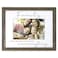 Malden International Designs 4x6 Family Script Sentiments Picture Frame Family When We Have Each Other We Have Everything White MDF Wood Frame Raised Brown Outer Wood Moulding