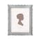 AELS 8x10 Inch Vintage Picture Frame Elegant Antique Photo Frames with Glass Front Photo Display Tabletop Wall Hanging Gift Ideas Vine Pattern Silver Light Blue