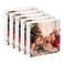 NIUBEE 4x4 Acrylic Frames 5 Pack Double Sided Clear Picture Display
