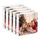 NIUBEE 4x4 Acrylic Frames 5 Pack Double Sided Clear Picture Display