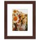 Golden State Art 8x10 Picture Frame with Mat for 5x7 Photo High Definition Glass Wall Mounting or Tabletop Display Brown 1 Pack