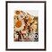 Golden State Art 16x20 Picture Frame with Mat for 11x14 High Definition Glass Wall Mounting Horizontal Vertical Display Brown 1 Pack