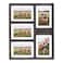 Great Lakes Memories GLM 4x6 or 5x7 Collage Picture Frames for Wall Holds 5 Photos with Glass Mat 5x7 Picture Frame Picture Frames Collage Wall Decor Black