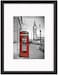 eletecpro Solid Wood Picture Frame with Real Glass Cover Wooden Wall Gallery Frame for Home Decor 9x12 1 Pack Black