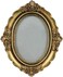 Bitray Vintage Picture Frame 5 x 7 Inch Oval Elegant Antique Photo Frames with Glass Front Light Bronze Tabletop Display