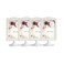 Rikyo 4 Pack Standing Photo FramesSelf Standing PhotoVertical Mount Sign Holders 4x6 Double Sided Tabletop DisplayEach Frame Holds 2 PicturesWedding Party Table Numbers HolderWhite
