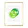 FrameWorks 11x14 Matted to 8x10 Picture Frame Aluminum Frame wTempered Glass Removable Mat for Photos Posters Art Stylish Wall Frame for Home Decor Gallery Walls Office Living Room Gold