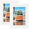 WUTL Picture Frames 5x7 White Nature Solid Wood 2 Pack for Wall Mount and Tabletop Display