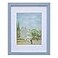 Muzilife 11x14 Wood Picture Frame with Real Glass Cover Blue Photo Frame Display Pictures 8x10 with Mat or 11x14 Without Mat Vertical Horizontal on Wall 1pcs