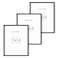 HAUS AND HUES 11x14 Black Oak Wood Frames Set of 311x14 Poster Frame Black 3 Poster Frame Set of 3 11x14 Frame 3 Pack 11 x 14 Frame Art Certificate Frames