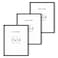 HAUS AND HUES 11x14 Black Oak Wood Frames Set of 311x14 Poster Frame Black 3 Poster Frame Set of 3 11x14 Frame 3 Pack 11 x 14 Frame Art Certificate Frames