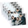 ECOSEAO 4x6 Acrylic Picture Frame 5 Pack Clear Magnetic Picture Frame Desktop Display with Photo Frame Support Stand Best Gift for Family Baby