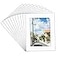 Prudiut 15 Pack 5x7 White Picture Mats Frame Mattes for 4x6 Pictures Display Photo Frame Mat Core Bevel Cut Mat Board Show Kit for Photos Prints Artworks