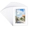 Prudiut 15 Pack 5x7 White Picture Mats Frame Mattes for 4x6 Pictures Display Photo Frame Mat Core Bevel Cut Mat Board Show Kit for Photos Prints Artworks