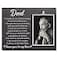 ZENNLAB Memorial Picture Frame 787x98 inches Black for Dad Love Theme Unisex Adult
