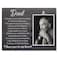 ZENNLAB Memorial Picture Frame 787x98 inches Black for Dad Love Theme Unisex Adult
