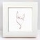 ZXT-parts ZXTparts 4x4 Picture Frame White Small SquareSolid Wood Frame with Real Glass Panel Tabletop or Wall Display 4x4 Frame for Photos Give You A Good Mood