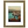 Golden State Art 11X14 Ornate Finish Photo Frame with White Mat for 8x10 Picture Real Glass Color Distressed Gold