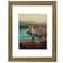 Golden State Art 11X14 Ornate Finish Photo Frame with White Mat for 8x10 Picture Real Glass Color Distressed Gold