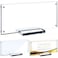 Chunful 2 Pack Acrylic Business License Frame for 4x9 Business Certificate Clear Cosmetology Esthetician License Holder Panoramic Photograph Picture Frame Desk Tabletop Display Frame