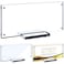Chunful 2 Pack Acrylic Business License Frame for 4x9 Business Certificate Clear Cosmetology Esthetician License Holder Panoramic Photograph Picture Frame Desk Tabletop Display Frame