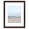Frametory 11x14 Frames Display 8x10 Picture with Mat or 11x14 Photo Without Mat ShatterResistant Glass PreInstalled Wall Mounting Hardware Brown