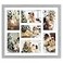 Golden State Art 137x157 Matted Grey Wood 7Opening for 4x6 Collage Picture Frame 1 Pack