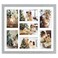 Golden State Art 137x157 Matted Grey Wood 7Opening for 4x6 Collage Picture Frame 1 Pack
