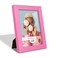 Renditions Gallery 5x7 inch Picture Frame Modern Style Wood Pattern and High Definition Glass Ready for Wall and Tabletop Photo Display Pink Frame