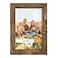 Renditions Gallery 5x7 inch Picture Frame Walnut Wood Grain Frame Highend Modern Style Made of Solid Wood and High Definition Glass for Wall and Tabletop Photo Display