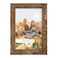 Renditions Gallery 5x7 inch Picture Frame Walnut Wood Grain Frame Highend Modern Style Made of Solid Wood and High Definition Glass for Wall and Tabletop Photo Display