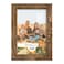 Renditions Gallery 5x7 inch Picture Frame Walnut Wood Grain Frame Highend Modern Style Made of Solid Wood and High Definition Glass for Wall and Tabletop Photo Display