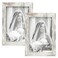 TOFOREVO Picture Frames 4x6 Set of 2 Distressed White Wood Grain Photo Frame for Gallery Wall Mounting or Tabletop Display