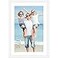 Icona Bay 11x17 White Picture Frame with Mat to 9x14 Image Sturdy Wood Composite Poster Frame Modern Style Frames Wall Mount Only Exclusives Collection