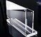 Rikyo 4x6 Acrylic Floating Picture Frame T Shape Clear Frameless Desktop Floating Display with BaseHorizontal Magnetic Frames Double Sided Table Top Display Stand for Portrait Wedding Menu Ad Holder