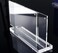 Rikyo 4x6 Acrylic Floating Picture Frame T Shape Clear Frameless Desktop Floating Display with BaseHorizontal Magnetic Frames Double Sided Table Top Display Stand for Portrait Wedding Menu Ad Holder