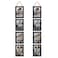 Lavezee 4x6 Black Hanging Collage Picture Frames Set of 2 8 Opening Vertical Frame Made to Display 4 by 6 Inch Photo for Wall Decor