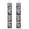 Lavezee 4x6 Black Hanging Collage Picture Frames Set of 2 8 Opening Vertical Frame Made to Display 4 by 6 Inch Photo for Wall Decor