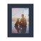 Renditions Gallery 35x5 inch Picture Frame Highend Modern Style Made of Solid Wood and High Definition Glass Ready for Wall and Tabletop Photo Display Navy Frame