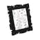 Laura Ashley 5x7 Black Floral Textured HandCrafted Resin Picture Frame with Easel for Tabletop Wall Display Decorative Floral Design Home Dcor Photo Gallery Art More 5x7 Black