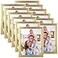 Giftgarden 8x10 Picture Frame Gold Set of 12 Multi Modern 8 x 10 Frames Bulk for Wall or Tabletop Display
