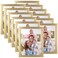 Giftgarden 8x10 Picture Frame Gold Set of 12 Multi Modern 8 x 10 Frames Bulk for Wall or Tabletop Display
