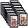 WIFTREY 18 Pack 4x6 Picture Frame Black 4 x 6 Photo Frames Bulk for Wall Hanging or Tabletop Display