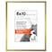 Americanflat 8x10 Metal Picture Frame with Tempered Glass Use as 5x7 Frame with Mat or Display 8x10 Photo Without Mat Brooklyn Collection Picture Frames for Tabletop or Wall Gold