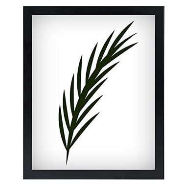NAOKBOEE 7x11 Picture Frame in Black Photo Frames with Plexiglass Horizontal and Vertical Formats for Wall and Tabletop