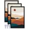 ijuerybai Black 14x22 Picture Frame Set of 3 High Transparent Frame for 14 By 22 Photo Collage Canvas Poster Size Wall Mount and Tabletop Horizontally Vertically Black 14 x 22 inches