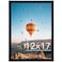 JCJMY 12x17 Picture Frame Black for Wall Hanging Wall Mounting Horizontally or Vertically 12 x 17 Wall Gallery Poster Photo Frame with Shatter Resistant Plexiglass Black